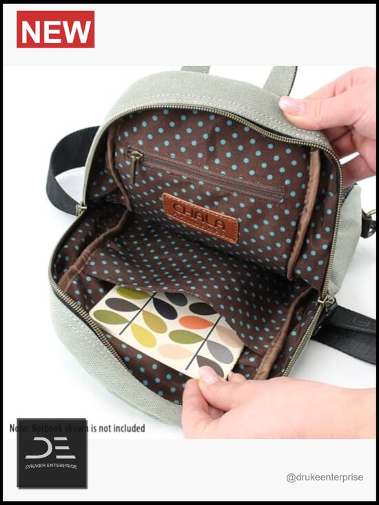 Canvas Sling Bag Crossbody Backpack RFID Protected Adjustable Strap main image 4
